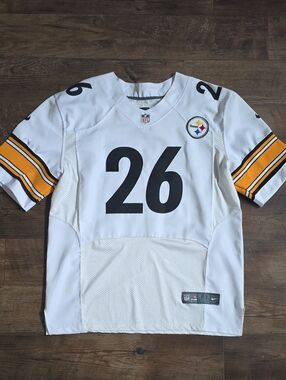 Pittsburgh Steelers Le'Veon BELL #26 White Game Jersey,